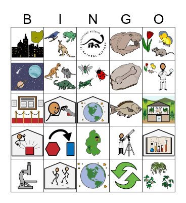 Cleveland Museum of Natural History Bingo Card