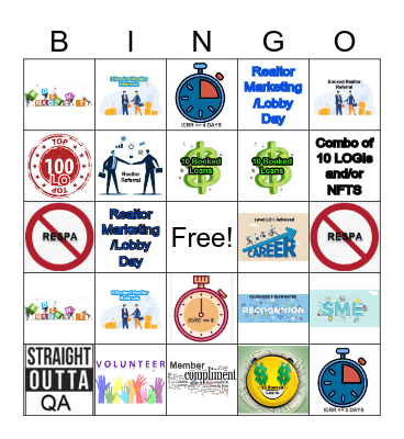 Road to Cobb Bingo Card