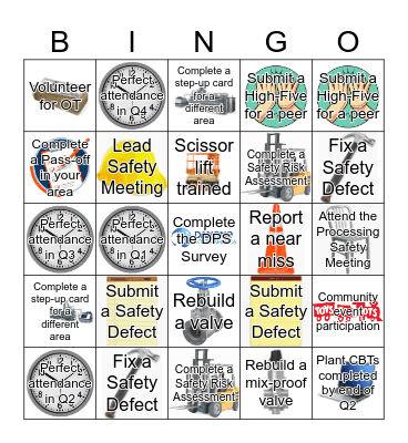 BU Processing Bingo Card