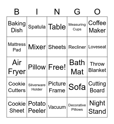 What Flourish Provides Bingo Card