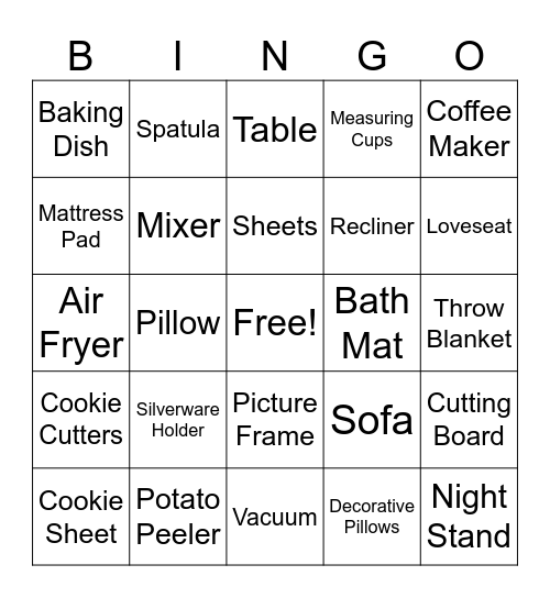 What Flourish Provides Bingo Card