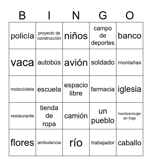 ¿Qué ves en ECUADOR? Bingo Card