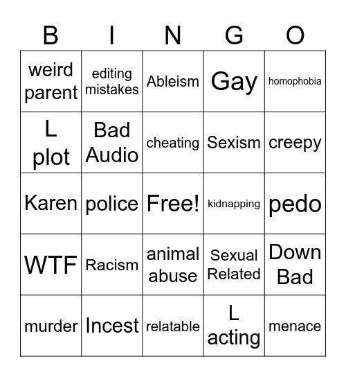 Tomorrow's Teachings Bingo Card