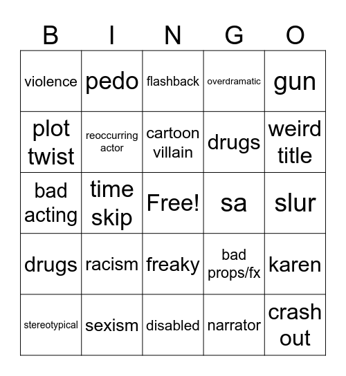 tomorrows teachings bingo Card