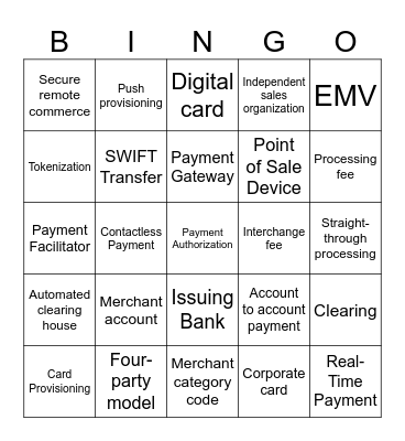 Team Social Bingo Card