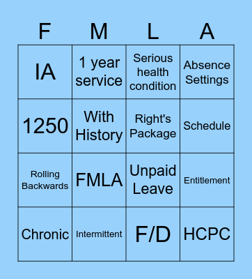 Fun Friday Huddle 02/21/2025 Bingo Card