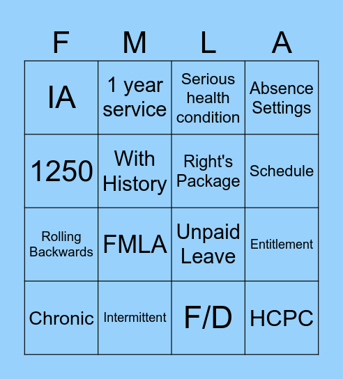 Fun Friday Huddle 02/21/2025 Bingo Card
