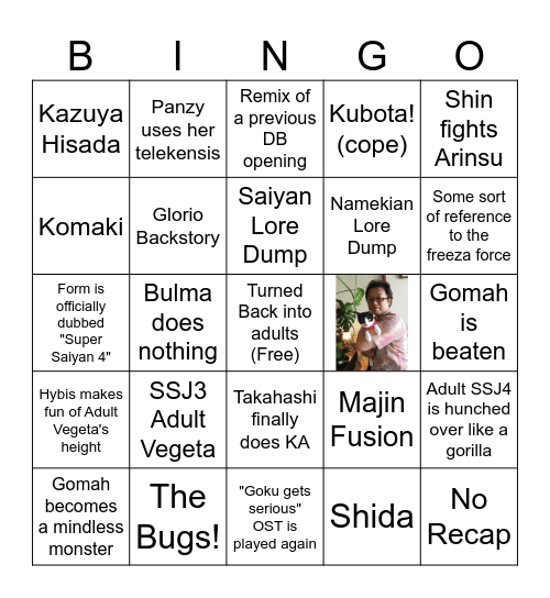Daima ep 19 bingo Card