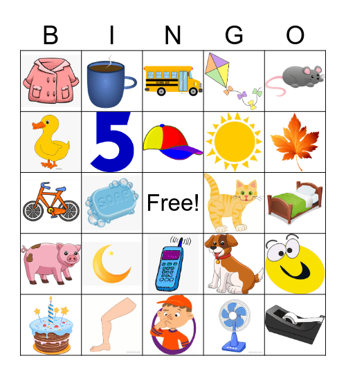 CVC BINGO! Bingo Card