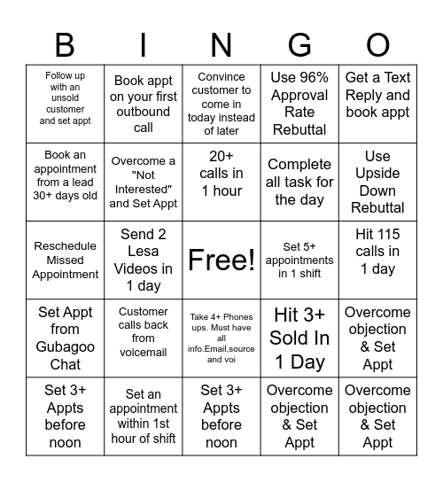 BDC BINGO CHALLENGE Bingo Card