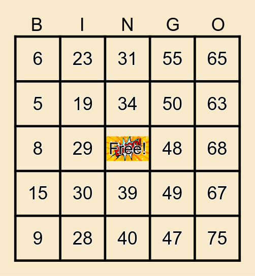 February Fri-YAY BABY! Bingo Card