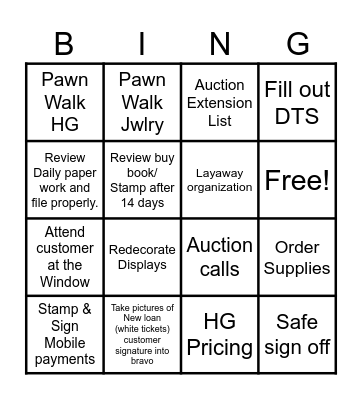 D E L E G A T E Bingo Card