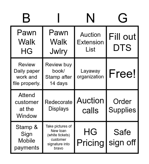 D E L E G A T E Bingo Card