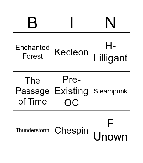 United Bingo Card