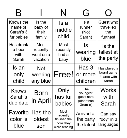 Ahoy, It's a BINGO Card