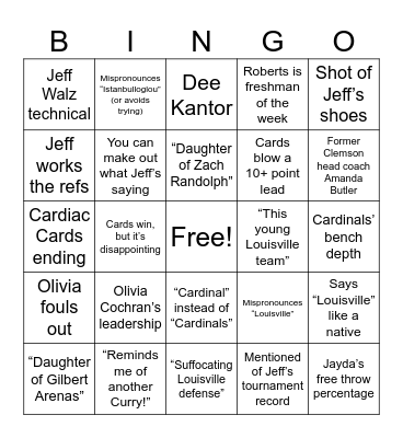 Cards Bingo Card
