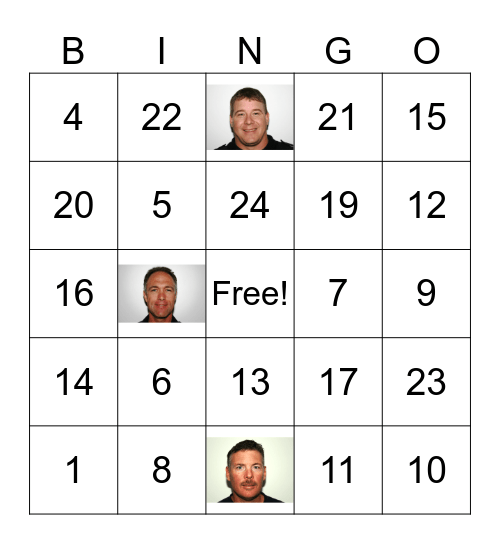 Scratch off if you see or hear one of the below tiles Bingo Card