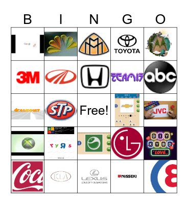 Logo quiz Bingo Card