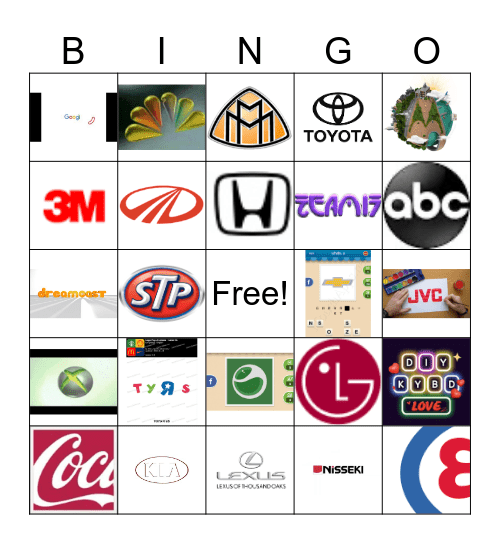 Logo quiz Bingo Card