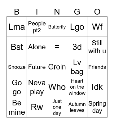 @V_nuganaruel_ Bingo Card