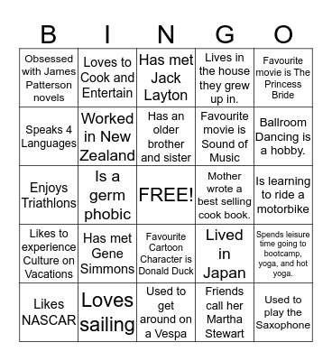 Welcome to Run Director Training  Bingo Card