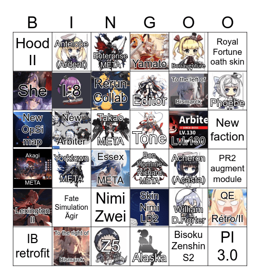 AL 2024 Bingo Card