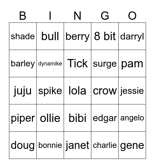 killing brawlstars bingo Card