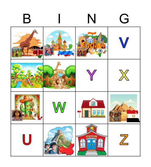 Bloom Junior Lesson 5 Bingo Card