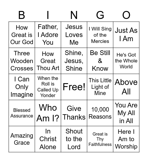 Singo Bingo Card