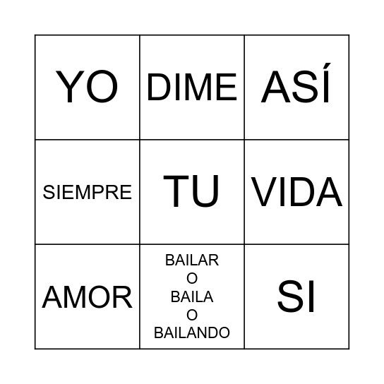 2025 LOCURA DE MARZO Bingo Card