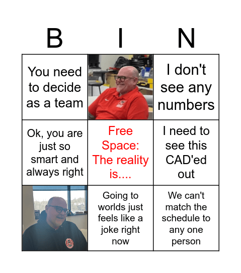 Mr Knight Bingo '25 Bingo Card