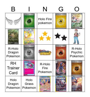 Surging Sparks Bingo Card