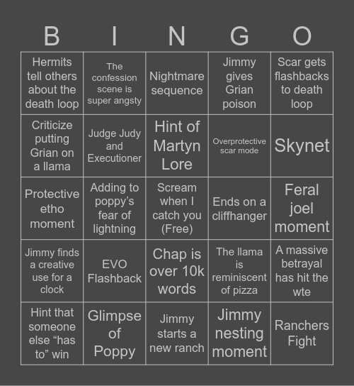 What to Expect from a Limited Life - Chapter 7 Bingo Card