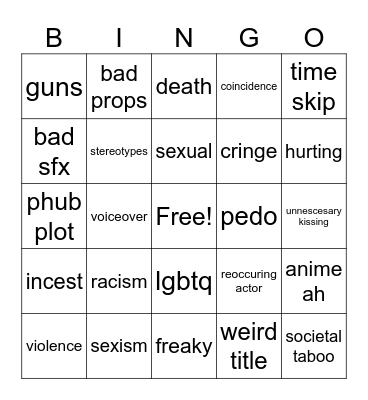 Tomorrow's Teachings Bingo Card