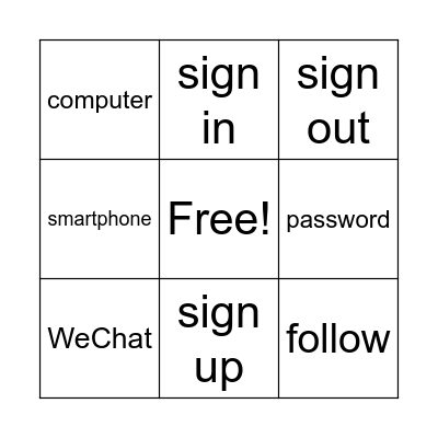 Online Bingo Card