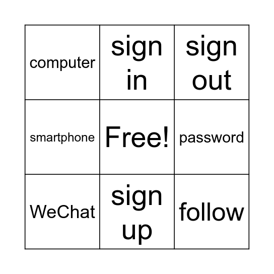 Online Bingo Card