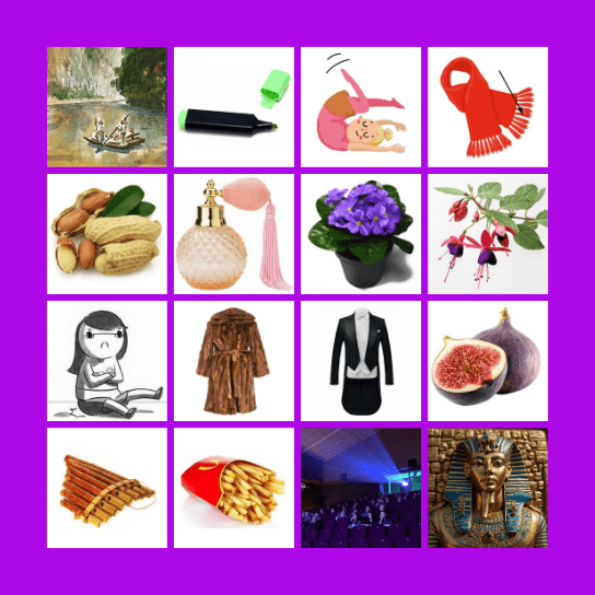 głoska [f] N (2) Bingo Card