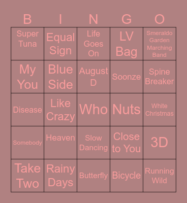 Libra (@Joonlildimples_) Bingo Card
