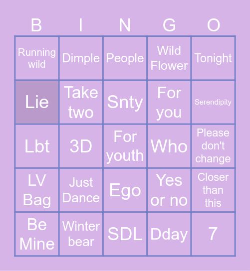@0613deepika Bingo Card