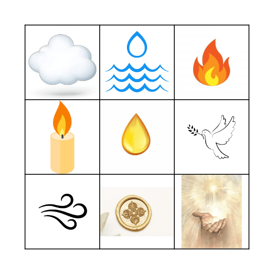 Symbols of the Holy Spirit Bingo Card