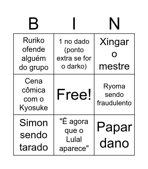 Bingo Kamen Rider Gaiden Bingo Card