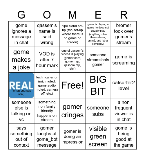 Alex_GPTV VOD Bingo Card