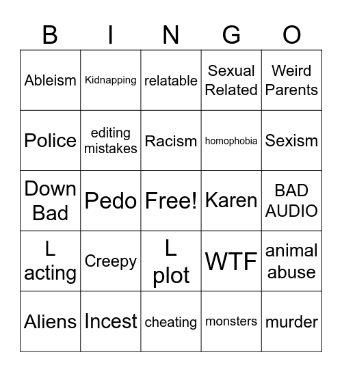 Tomorrow’s Teachings Bingo Card