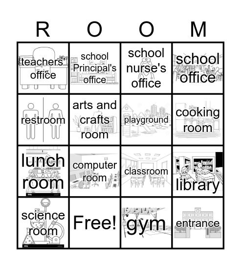 FAVORITE PLACE Bingo Card