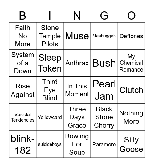 LTL Bingo Card