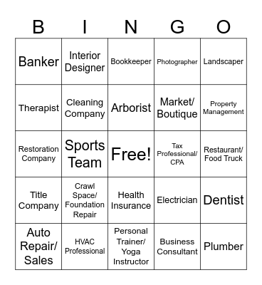 Visitors Day! Bingo Card