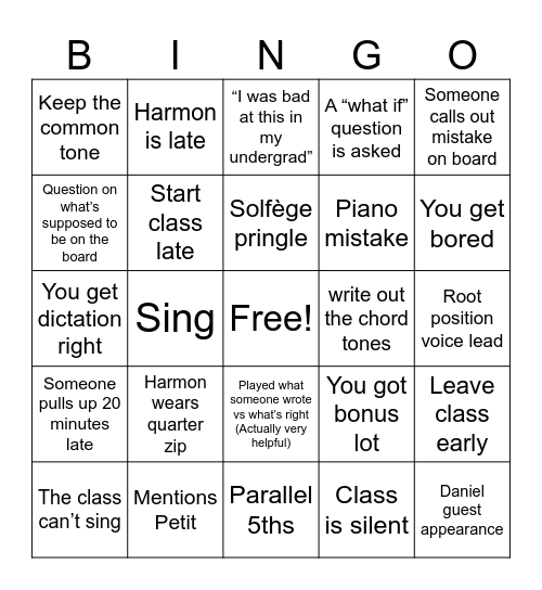 MCC1 BINGO Card