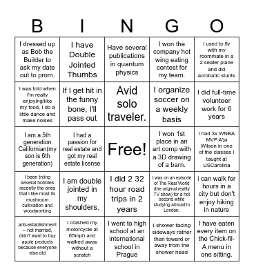 LibDib Bingo Card