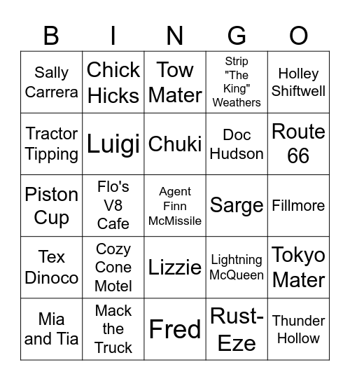 BlazerFest on the Road Bingo Card