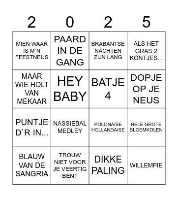 CARNAVAL SWINGO Bingo Card